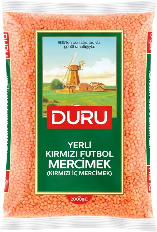 Duru Kırmızı Mercimek 2kg