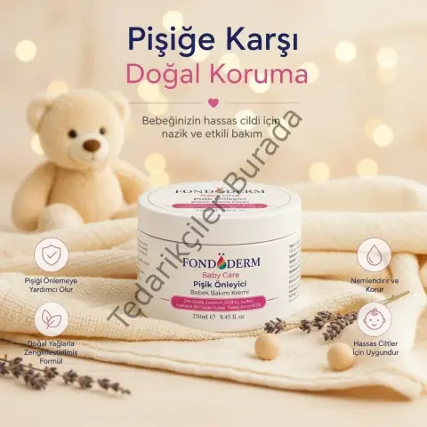 Bebek Pişik Kremi Çinko Oksit ve Lanolin İçerikli Bariyer Krem Yoğun Onarıcı Cilt Bakım Kremi