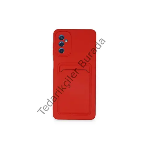 Galaxy A14 4g Kılıf Kelvin Kartvizitli  - Kırmızı