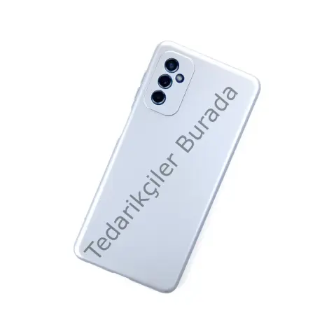 Samsung Galaxy M52 5g Kılıf Nano İçi Kadife Silikon - Sky Blue