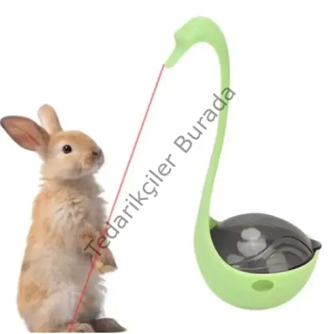 Kuğu Şeklinde Lazerli Kedi Oyuncağı