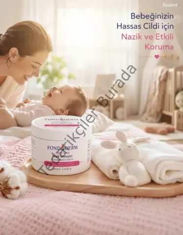Bebek Pişik Kremi Çinko Oksit Ve Lanolin İçerikli Bariyer Krem Yoğun Onarıcı Cilt Bakım Kremi