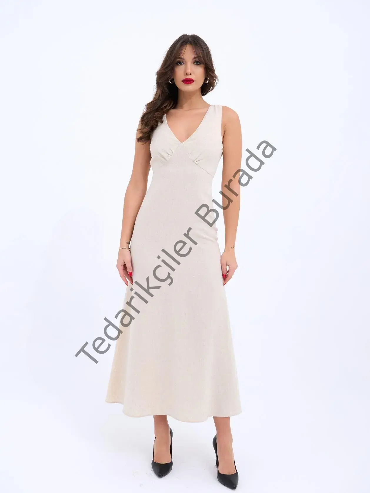 7124 ELBİSE-BEJ