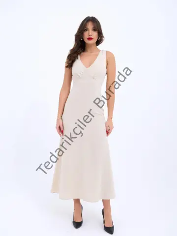 7124 ELBİSE-BEJ