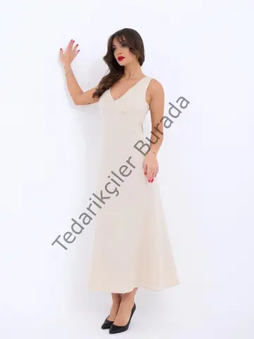 7124 ELBİSE-BEJ