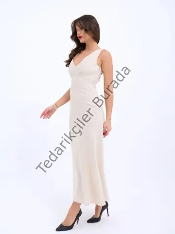 7124 ELBİSE-BEJ