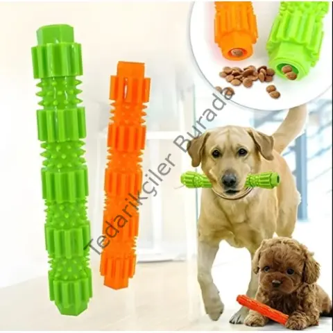 Küçük Boy Mama Hazneli Köpek Isırma Oyuncağı