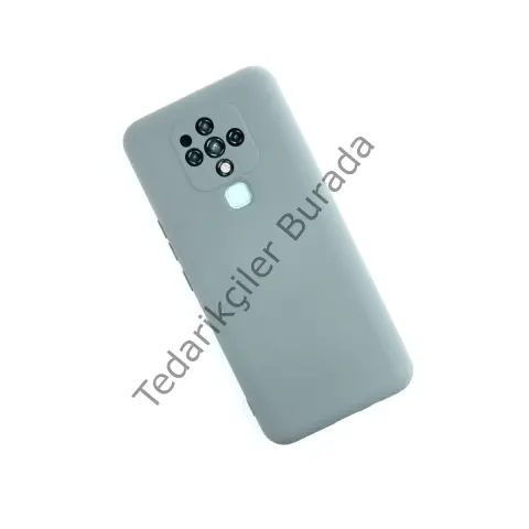 Tecno Camon 16 Kılıf Nano İçi Kadife Silikon - Buz Mavisi