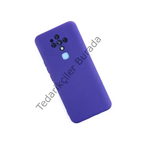 Tecno Camon 16 Kılıf Nano İçi Kadife Silikon - Mor
