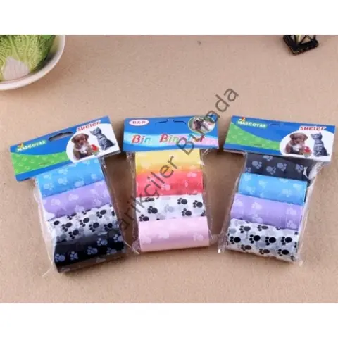 KÖPEK KAKA POŞETI 4LÜ SET