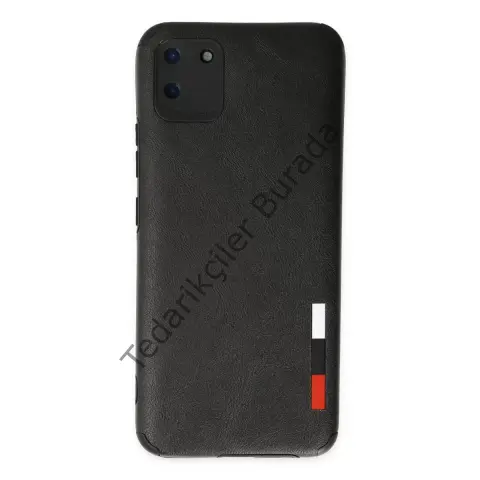 Realme C11 Kılıf Loop Deri Silikon - Siyah