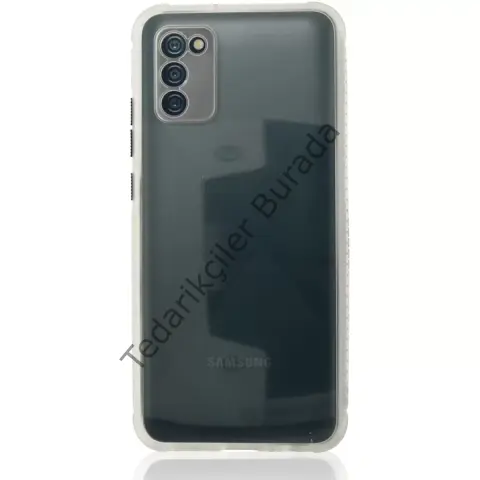 Samsung Galaxy A02s Kılıf Miami Şeffaf Silikon - Şeffaf