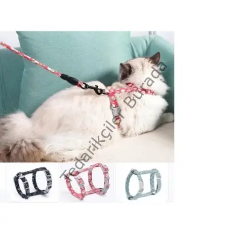 Kedi Gezdirme Göğüs Tasması