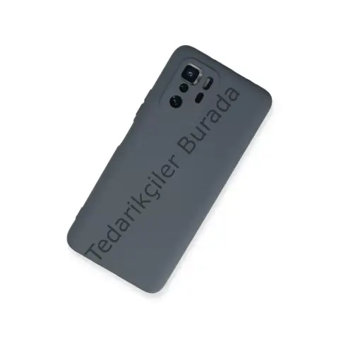Xiaomi Poco X3 Gt Kılıf Nano İçi Kadife Silikon - Gri