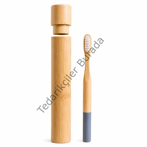 Ahşap - Bambu Diş Fırça Kutulu Diş Fırça Seti Bx40