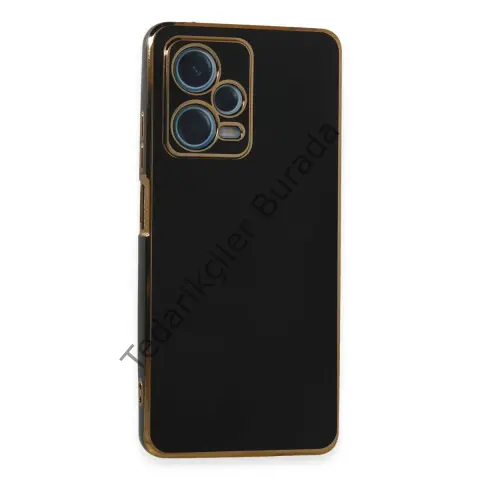 Xiaomi Redmi Note 12 Pro Plus Kılıf Volet Silikon - Siyah