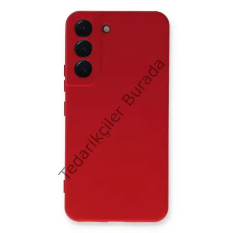 Samsung Galaxy S23 Kılıf Nano İçi Kadife Silikon - Kırmızı