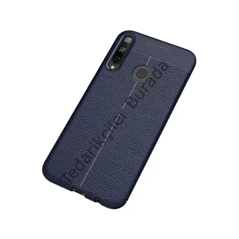 Huawei P40 Lite E Kılıf Auto Focus Kapak - Lacivert