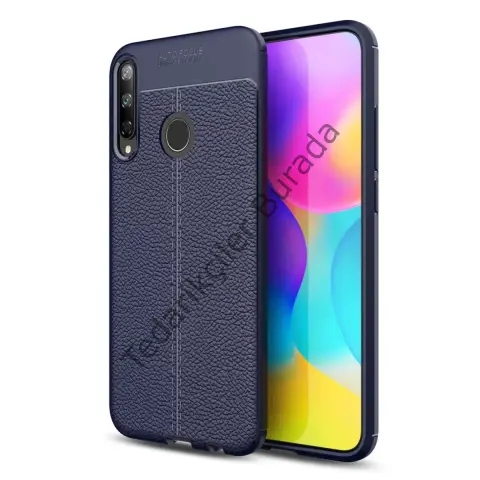 Huawei P40 Lite E Kılıf Auto Focus Kapak - Lacivert