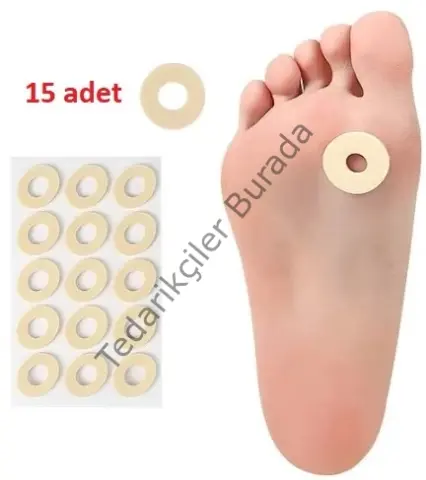 Ayak Nokta Pedi Sünger Yastık  15 Li Bx40