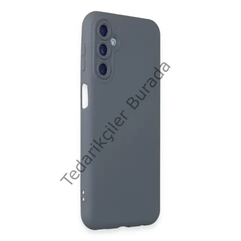 Samsung Galaxy M34 5g Kılıf Nano İçi Kadife Silikon - Gri