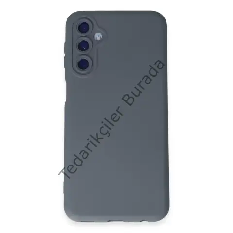 Samsung Galaxy M34 5g Kılıf Nano İçi Kadife Silikon - Gri
