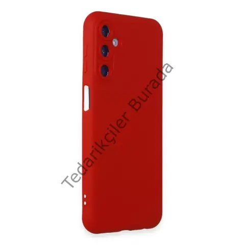 Samsung Galaxy M34 5g Kılıf Nano İçi Kadife Silikon - Kırmızı