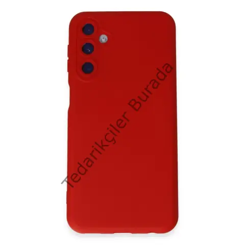 Samsung Galaxy M34 5g Kılıf Nano İçi Kadife Silikon - Kırmızı