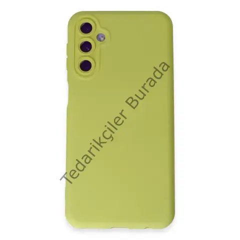 Samsung Galaxy M34 5g Kılıf Nano İçi Kadife Silikon - Sarı