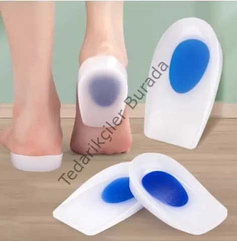 Topuk Silikonu Mavi Beyaz Küçük Boy Kadın Bx40