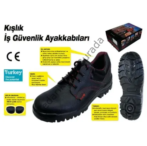414 Çelik Blu İş Ayakkabısı S2 41 Numara