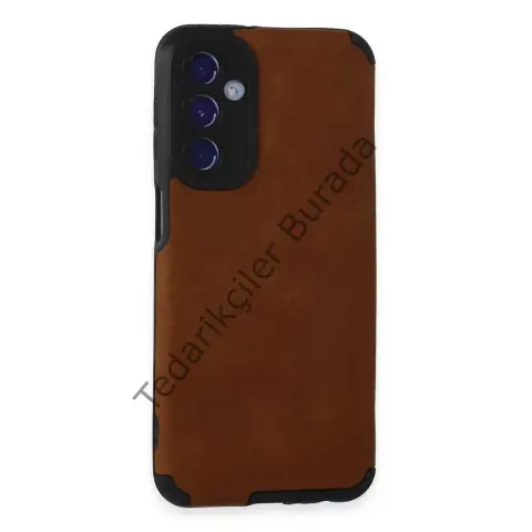 Samsung Galaxy M34 5g Kılıf Loop Deri Silikon - Kahverengi