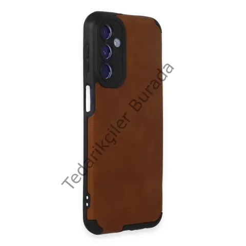 Samsung Galaxy M34 5g Kılıf Loop Deri Silikon - Kahverengi