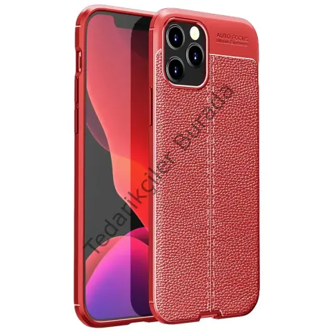 Apple İphone 12 Pro Kılıf Auto Focus Kapak - Kırmızı