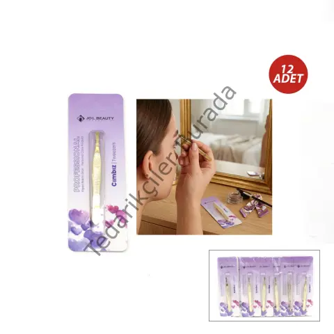 12 Adet Sarı Cımbız Bx40