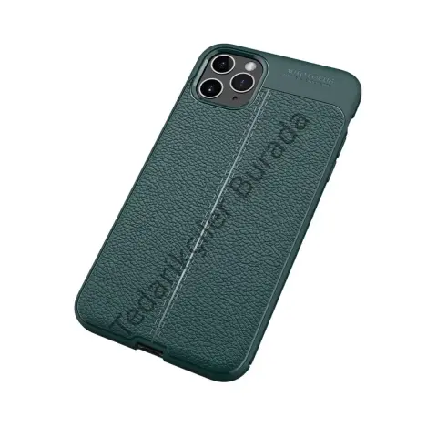 Apple İphone 11 Pro Max Kılıf Auto Focus Kapak - Yeşil