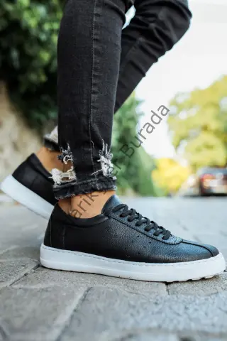 MN063 - Star-X CBT Erkek Ayakkabı SIYAH