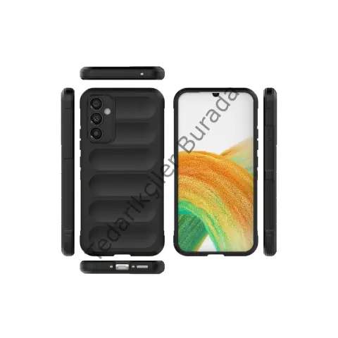 Samsung Galaxy M34 5g Kılıf Optimum Silikon - Siyah