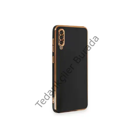 Samsung Galaxy A50 Kılıf Volet Silikon - Siyah