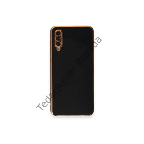 Samsung Galaxy A50 Kılıf Volet Silikon - Siyah