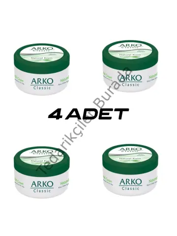 4 Adet Arko Classic Naturel El Kremi 150ml Bx40