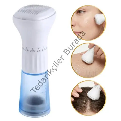 140 İğneli Serum Hazneli Dermaroller – 0-3 Mm Ayarlı Dermaroller Mikro İğneli Saç, Cilt Ve Vücut Bakım Aparatı Bx40