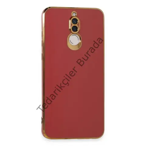 Huawei Mate 10 Lite Kılıf Volet Silikon - Kırmızı