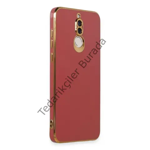 Huawei Mate 10 Lite Kılıf Volet Silikon - Kırmızı