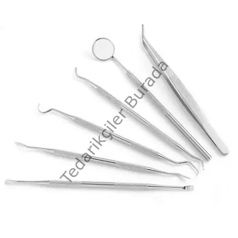 6 Parça Kutulu Ağız Bakımı Diş Bakım Seti Ağız Hijyen Takımı Bx40