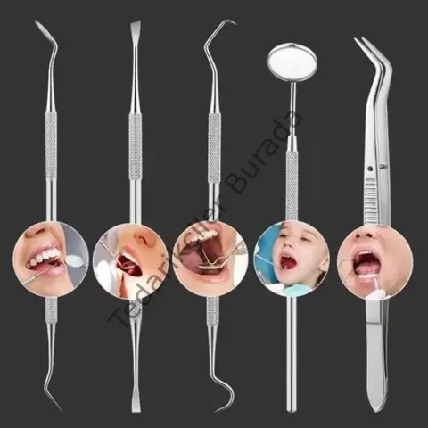 6 Parça Kutulu Ağız Bakımı Diş Bakım Seti Ağız Hijyen Takımı Bx40