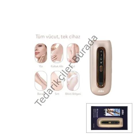 Ipl 3in1 Buz Lazer Epilatör - Epilasyon Cihazı 9 Kademe - Lcd Ekran Tüm Vücut Uygun Sel-6048 Bx40