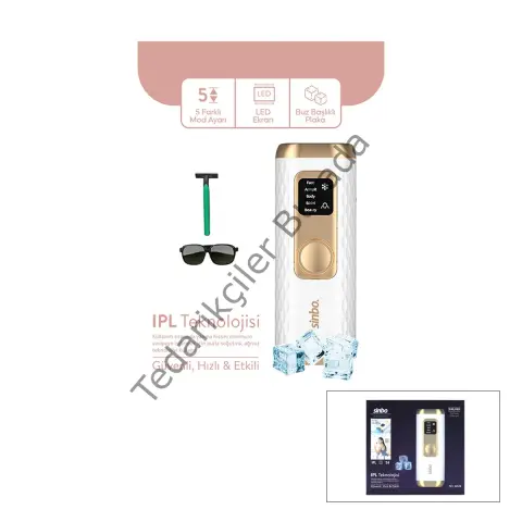 Ipl Buz Lazer Epilatör - Epilasyon Cihazı 5 Farklı Mod - Lcd Ekran Tüm Vücut Uygun Sel-6049 Bx40