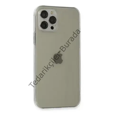 Apple İphone 12 Pro Kılıf Fly Lens Silikon - Şeffaf