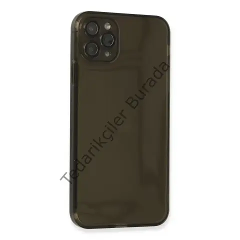 Apple İphone 11 Pro Max Kılıf Fly Lens Silikon - Siyah